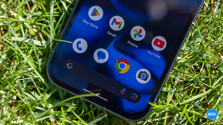 The Google Pixel 9a user interface highlighting AI-integrated features.