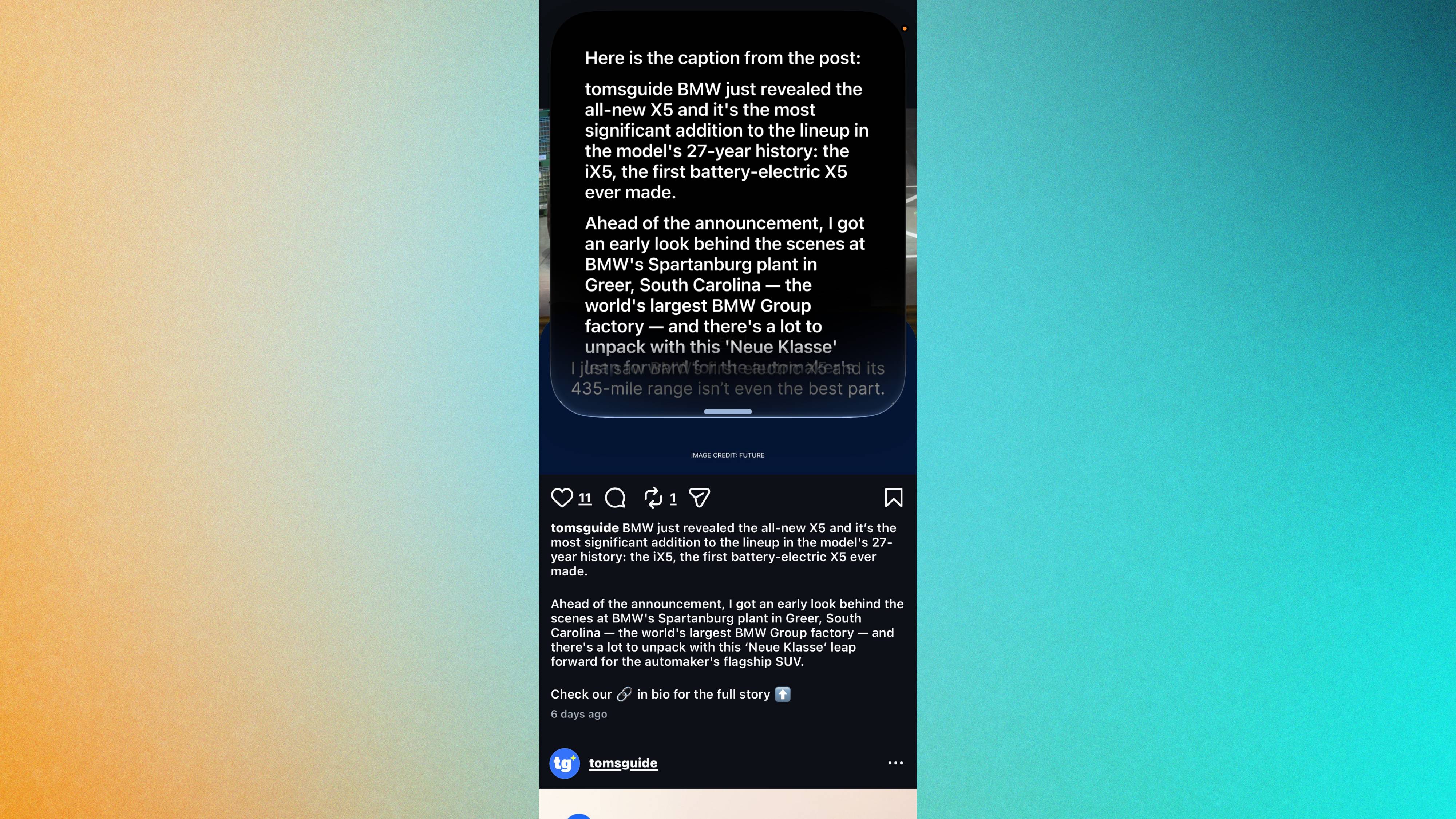 A demonstration of Siri AI's contextual awareness identifying objects and text on an iPhone screen.