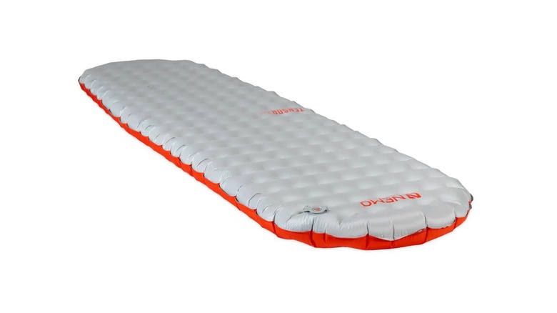 Yellow Nemo Tensor ultralight mummy-shaped sleeping pad.