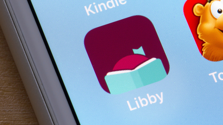 The Libby app icon, representing access to free public library audiobooks.