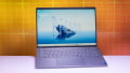 Front angle view of the professional black Dell Pro 14 Premium laptop.