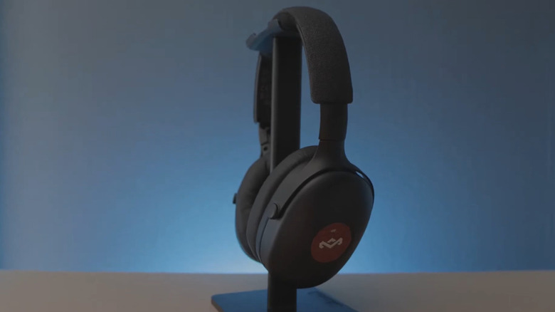 A pair of House of Marley Rise Bluetooth Headphones.