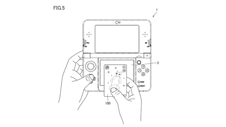 A patent drawing illustrating the concept of electronic trading cards.